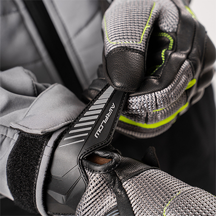 velcro de guante de cuero