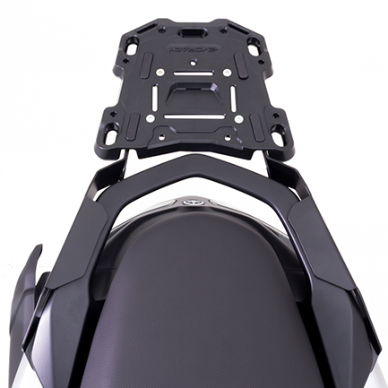 Parrilla Yamaha NMax de fácil instalación sin modificaciones Parrilla para Yamaha NMax lista para montar, instalación directa al chasis sin perforaciones