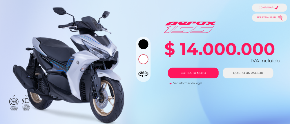Precio Yamaha Aerox 2024