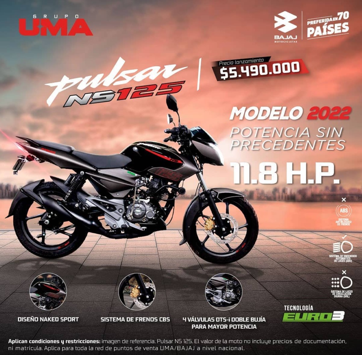 Pulsar NS 125 2022