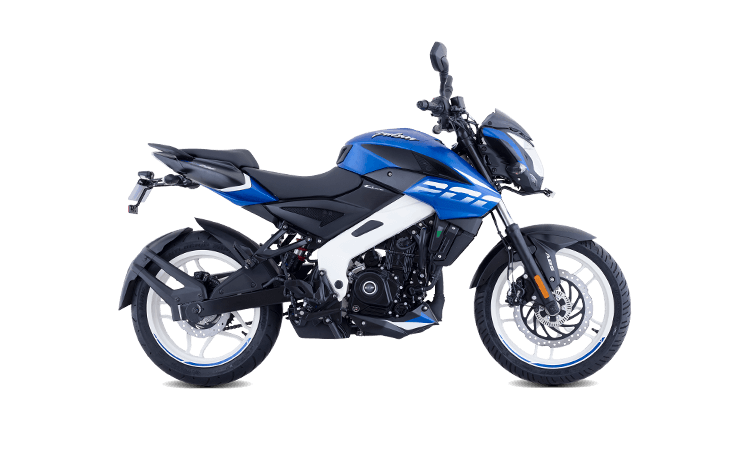 Pulsar 2022 azul con rines blancos