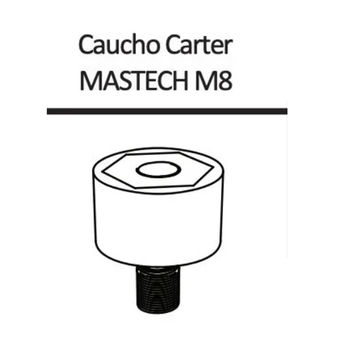 REPUESTO CAUCHO ESPARRAGO M8 CARTER MASTECH