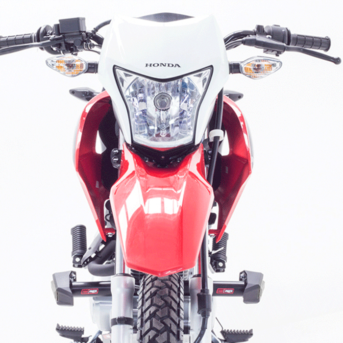 Honda XR150L con Sliders