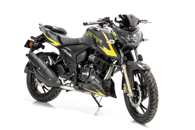 Slider ghost negro/gris tvs apache 160/200