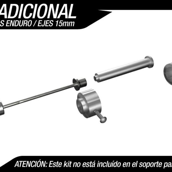 EJE 15 MM SOPORTE DE BICICLETAS