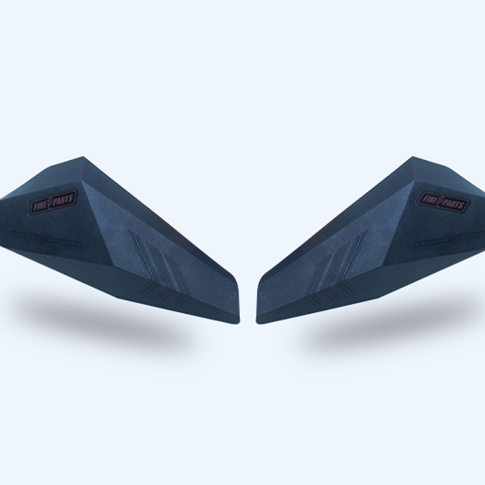 KIT REPUESTO PROT DE MANO NUCLEAR NEGRO (2 PLASTICOS)