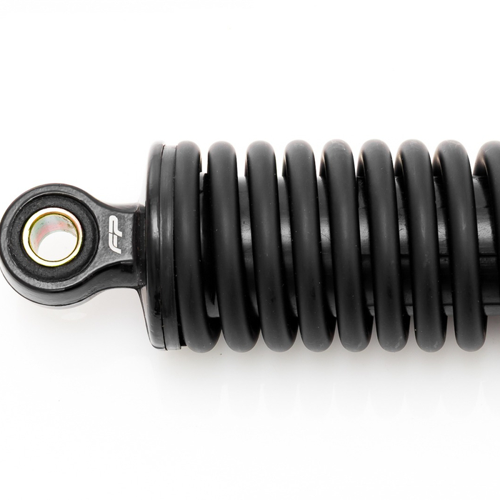 Detalle del amortiguador trasero FP para CB 110 – estabilidad y seguridad