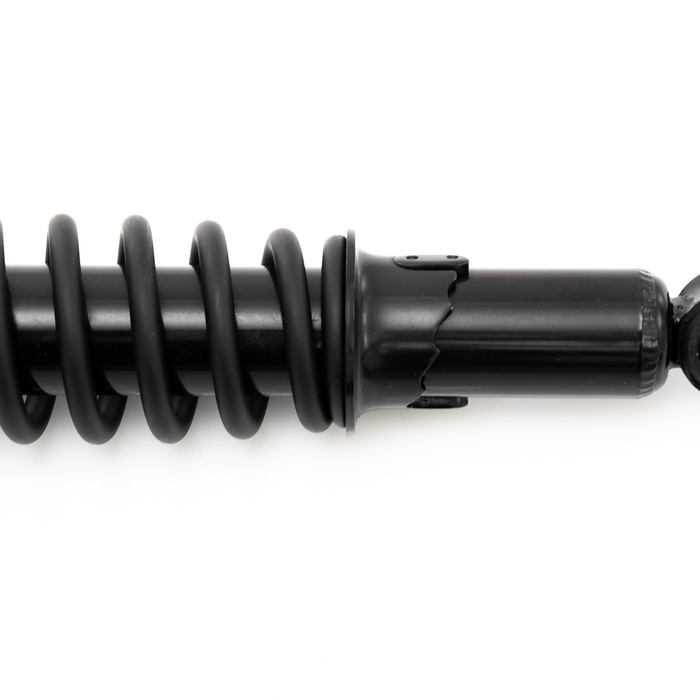 Detalle del amortiguador trasero FP para GN125 – estabilidad y seguridad