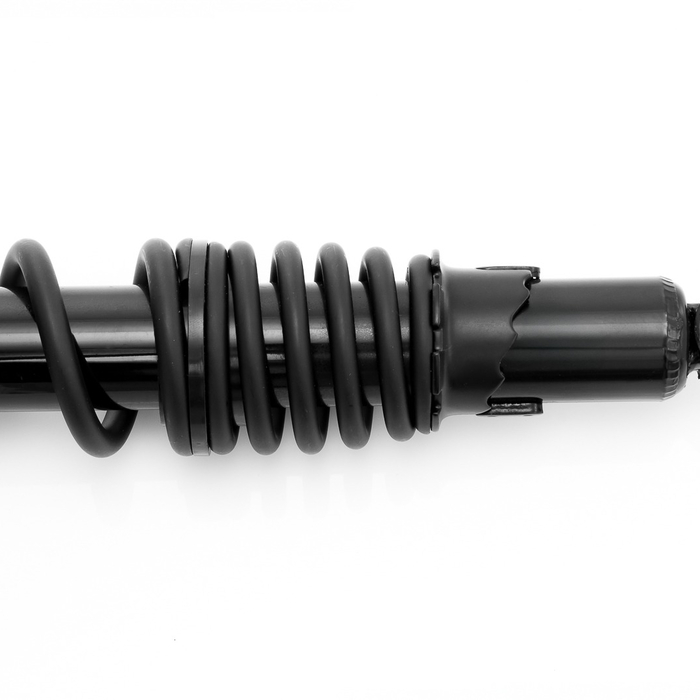 Detalle del amortiguador trasero FP para NKD 125 – estabilidad y seguridad