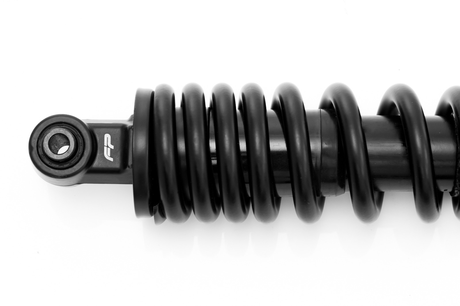 Detalle del amortiguador trasero FP para NXR 125/150, XR150L – estabilidad y seguridad