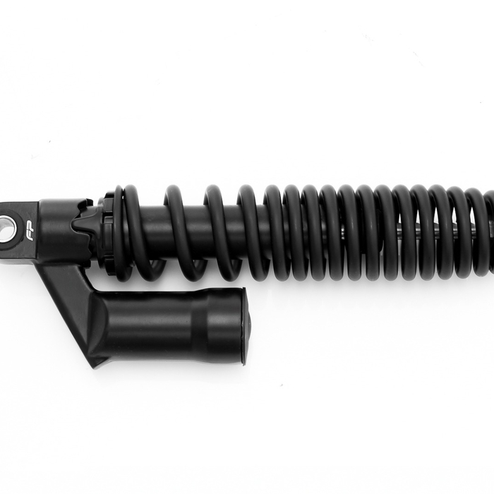 Detalle del amortiguador trasero FP para PULSAR 180 UGIII – estabilidad y seguridad