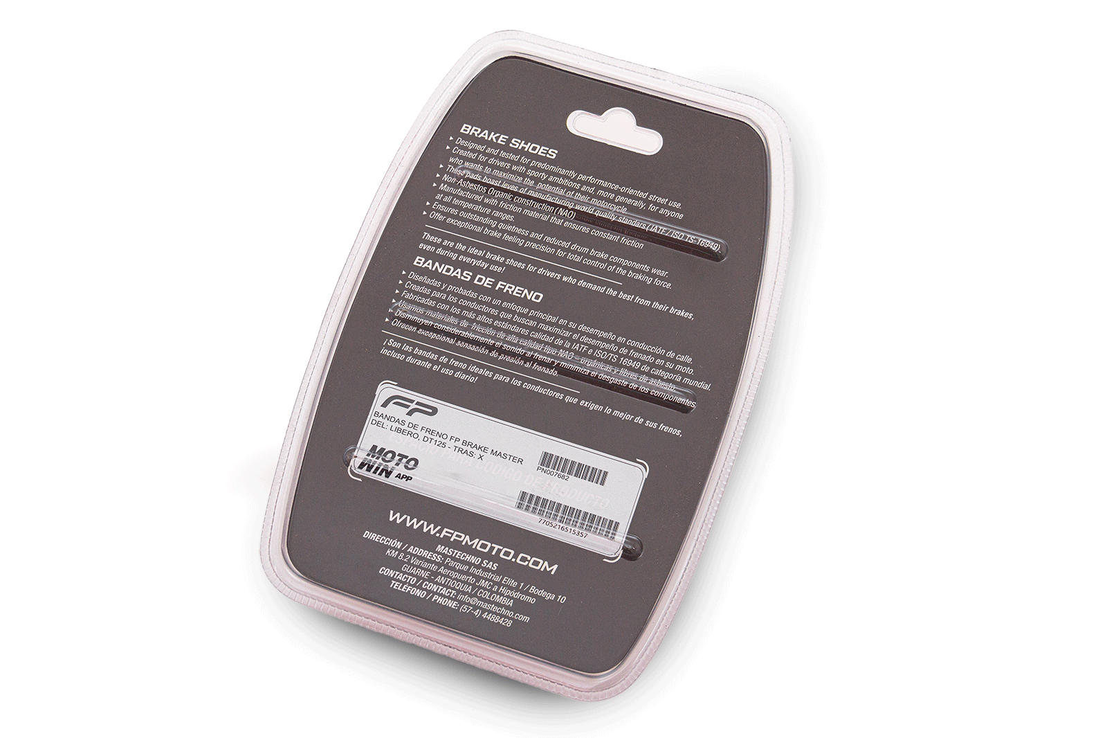 BANDAS DE FRENO FP BRAKE MASTER DEL: LIBERO, DT125 - TRAS: X, Bandas de freno. Bandas para moto. Zapata de freno para moto. Kit de pastillas de freno moto. Juego de pastillas de freno moto. Kit de Zapata de freno moto. Juego de Zapata de freno moto