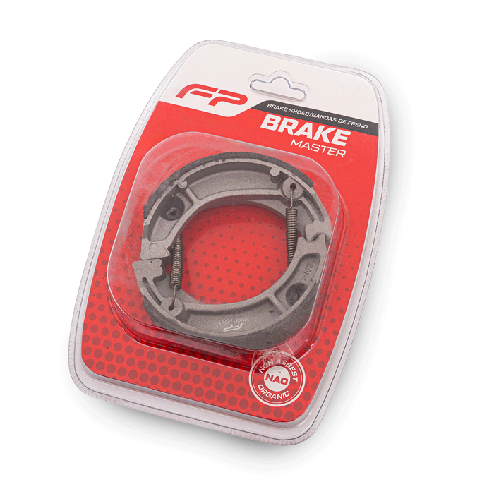BANDAS DE FRENO FP BRAKE MASTER DEL: NKD125, TRAS:C90, Bandas de freno. Bandas para moto. Zapata de freno para moto. Kit de pastillas de freno moto. Juego de pastillas de freno moto. Kit de Zapata de freno moto. Juego de Zapata de freno moto
