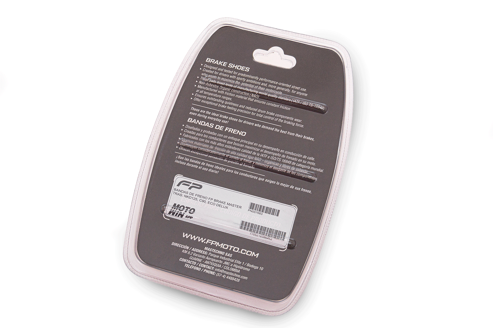 BANDAS DE FRENO FP BRAKE MASTER DEL: NKD125, TRAS:C90, Bandas de freno. Bandas para moto. Zapata de freno para moto. Kit de pastillas de freno moto. Juego de pastillas de freno moto. Kit de Zapata de freno moto. Juego de Zapata de freno moto