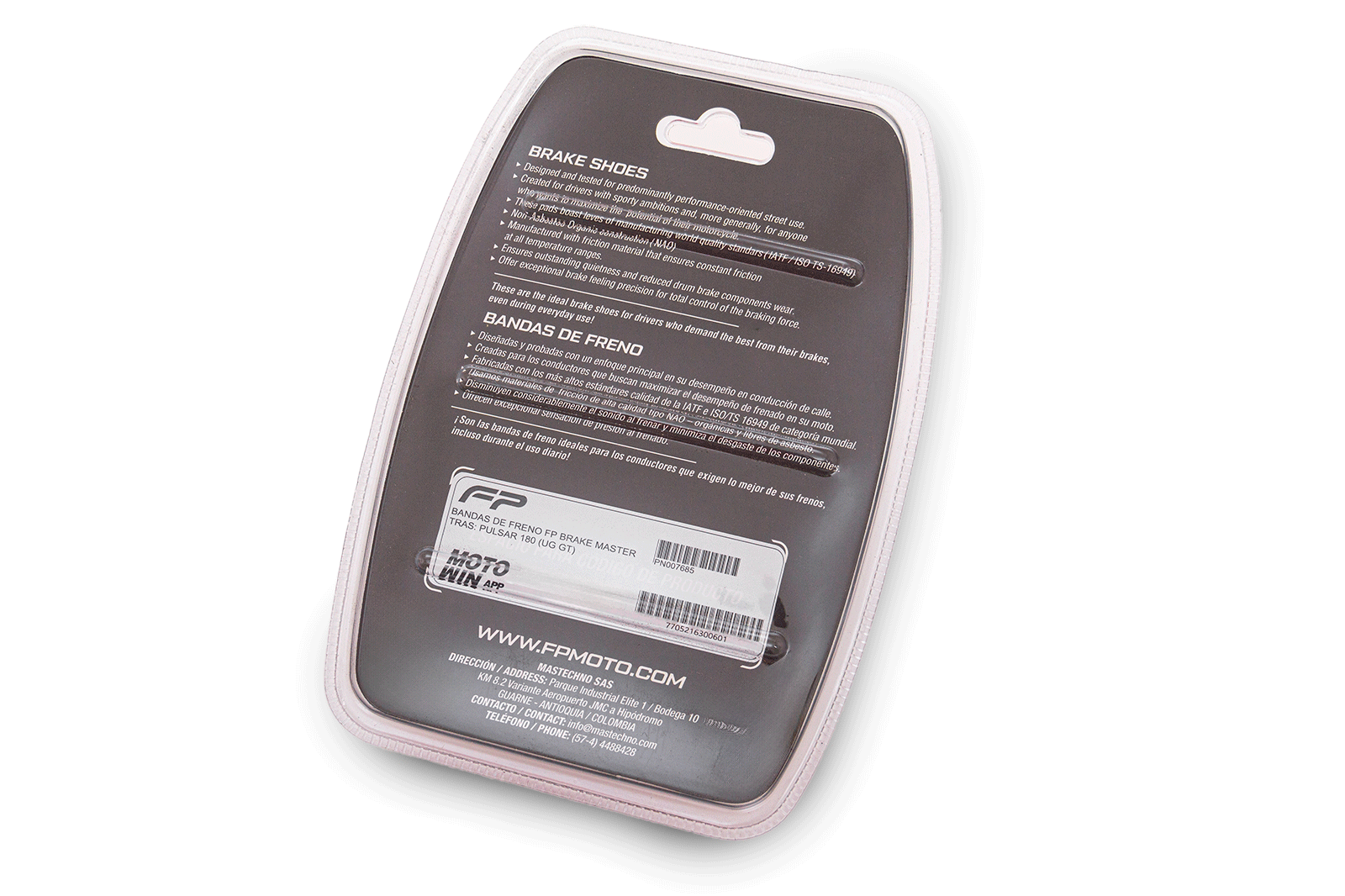 
BANDAS DE FRENO FP BRAKE MASTER TRAS: PULSAR 180 (UG GT), Bandas de freno. Bandas para moto. Zapata de freno para moto. Kit de pastillas de freno moto. Juego de pastillas de freno moto. Kit de Zapata de freno moto. Juego de Zapata de freno moto
