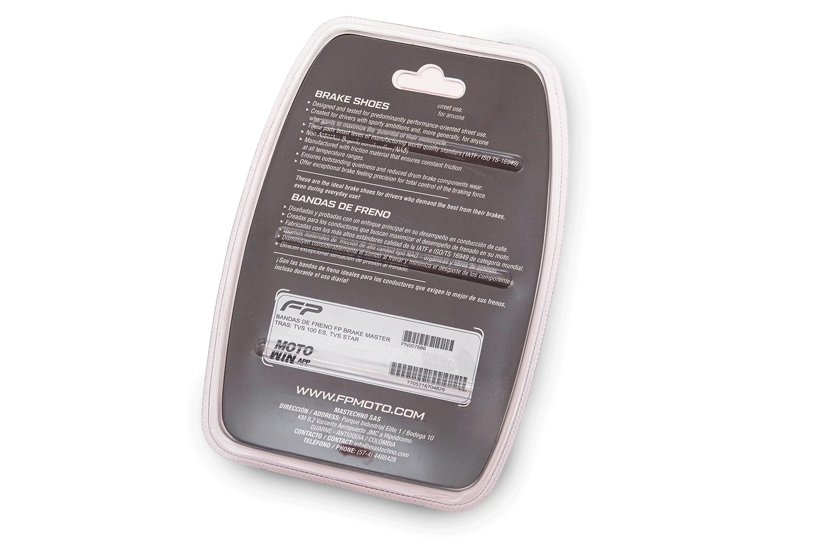 
BANDAS DE FRENO FP BRAKE MASTER TRAS: TVS 100 ES, TVS STAR, Bandas de freno. Bandas para moto. Zapata de freno para moto. Kit de pastillas de freno moto. Juego de pastillas de freno moto. Kit de Zapata de freno moto. Juego de Zapata de freno moto
