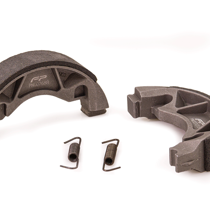 BANDAS DE FRENO FP BRAKE MASTER TRAS: FZ16, XTZ150, SZ16-R, Bandas de freno. Bandas para moto. Zapata de freno para moto. Kit de pastillas de freno moto. Juego de pastillas de freno moto. Kit de Zapata de freno moto. Juego de Zapata de freno moto