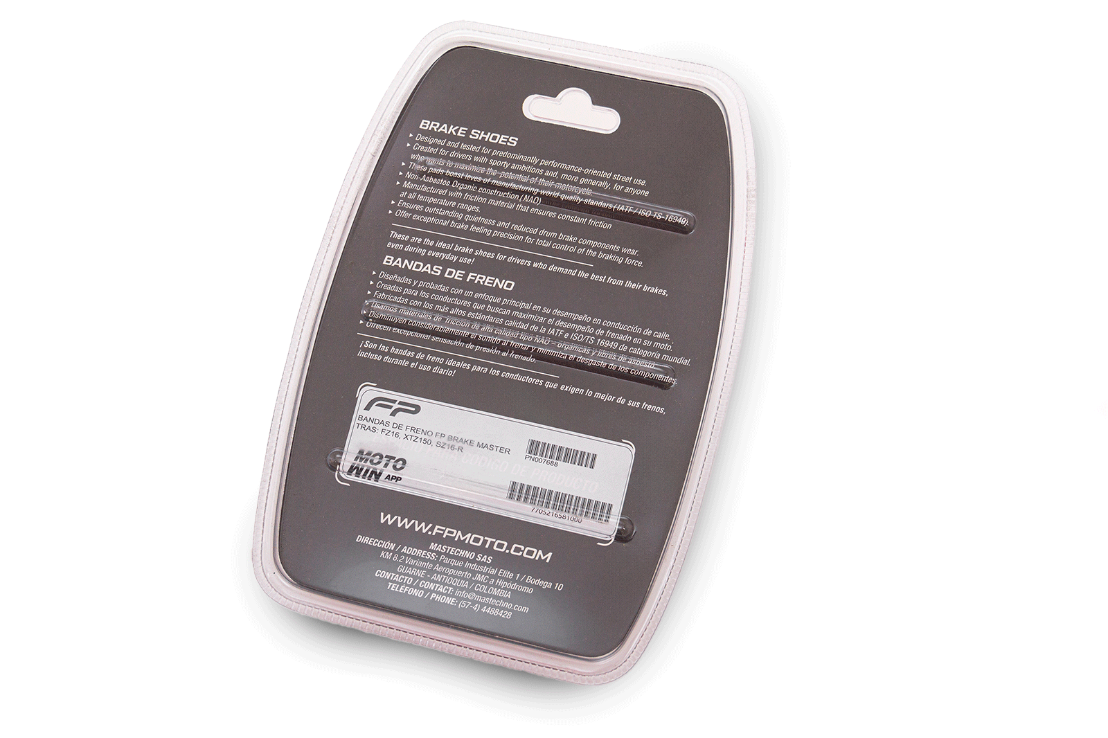 BANDAS DE FRENO FP BRAKE MASTER TRAS: FZ16, XTZ150, SZ16-R, Bandas de freno. Bandas para moto. Zapata de freno para moto. Kit de pastillas de freno moto. Juego de pastillas de freno moto. Kit de Zapata de freno moto. Juego de Zapata de freno moto