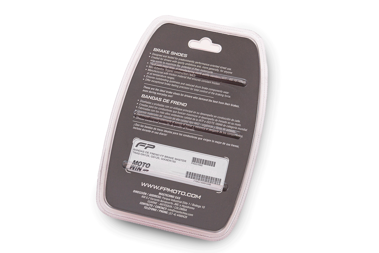 BANDAS DE FRENO FP BRAKE MASTER TRAS:GN125, GS125, GIXXER150, Bandas de freno. Bandas para moto. Zapata de freno para moto. Kit de pastillas de freno moto. Juego de pastillas de freno moto. Kit de Zapata de freno moto. Juego de Zapata de freno moto