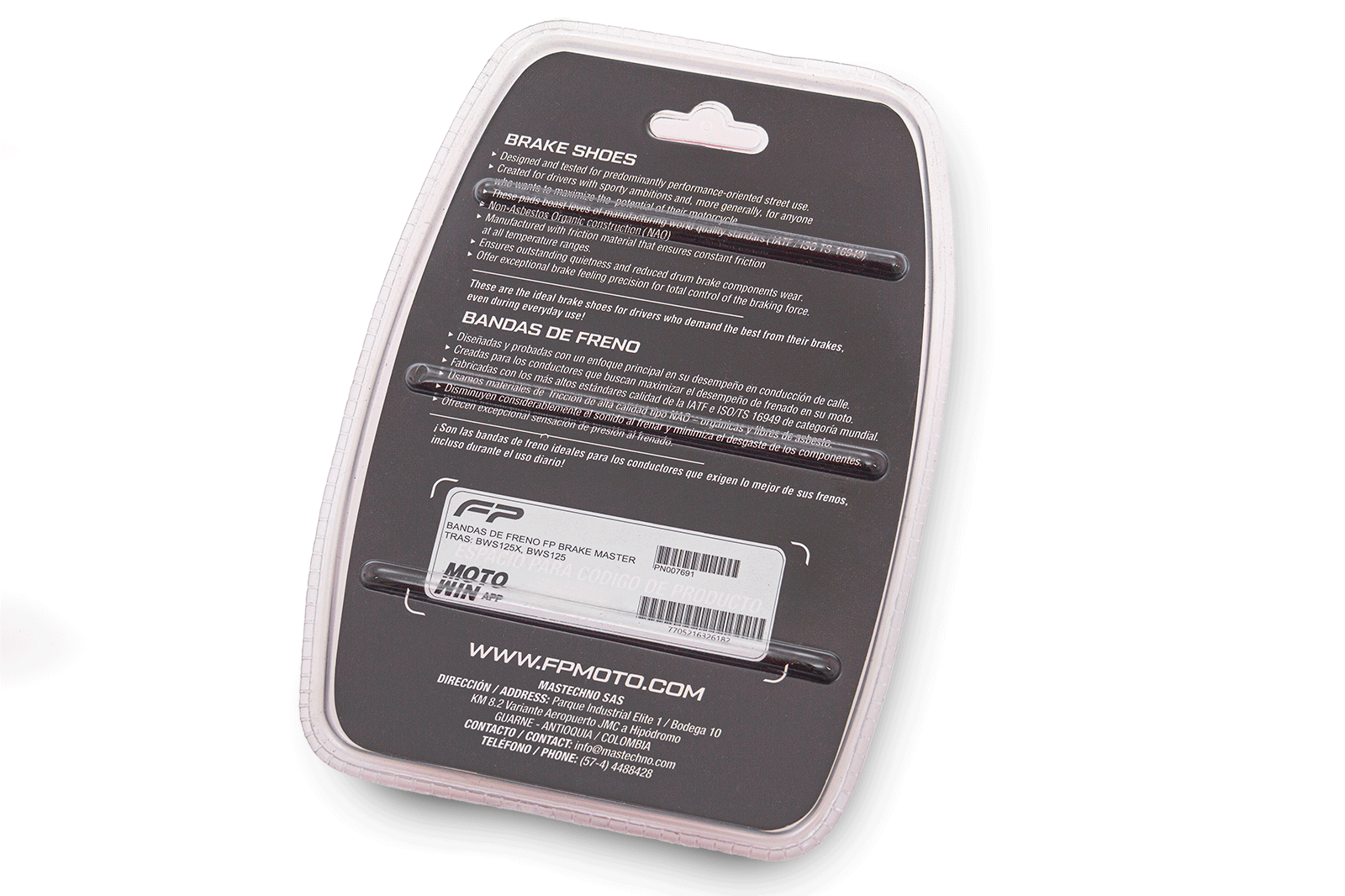 
BANDAS DE FRENO FP BRAKE MASTER TRAS: BWS125X, BWS125, Bandas de freno. Bandas para moto. Zapata de freno para moto. Kit de pastillas de freno moto. Juego de pastillas de freno moto. Kit de Zapata de freno moto. Juego de Zapata de freno moto
