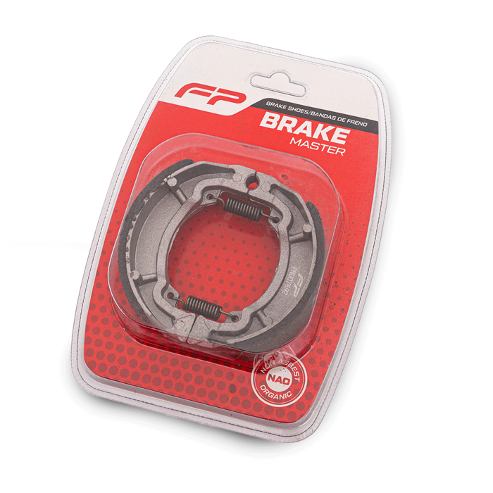 BANDAS DE FRENO FP BRAKE MASTER DEL: AX 100,VIVA X 115, Bandas de freno. Bandas para moto. Zapata de freno para moto. Kit de pastillas de freno moto. Juego de pastillas de freno moto. Kit de Zapata de freno moto. Juego de Zapata de freno moto