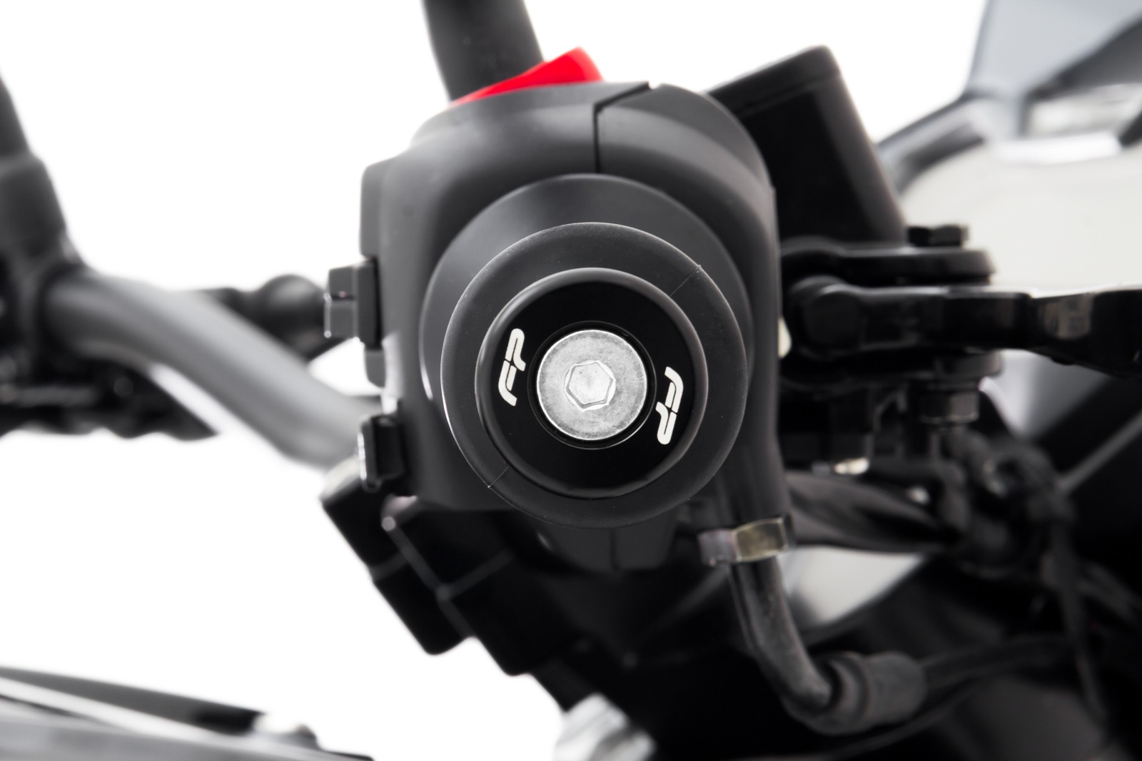 Topes para manubrio negro - juego por 2