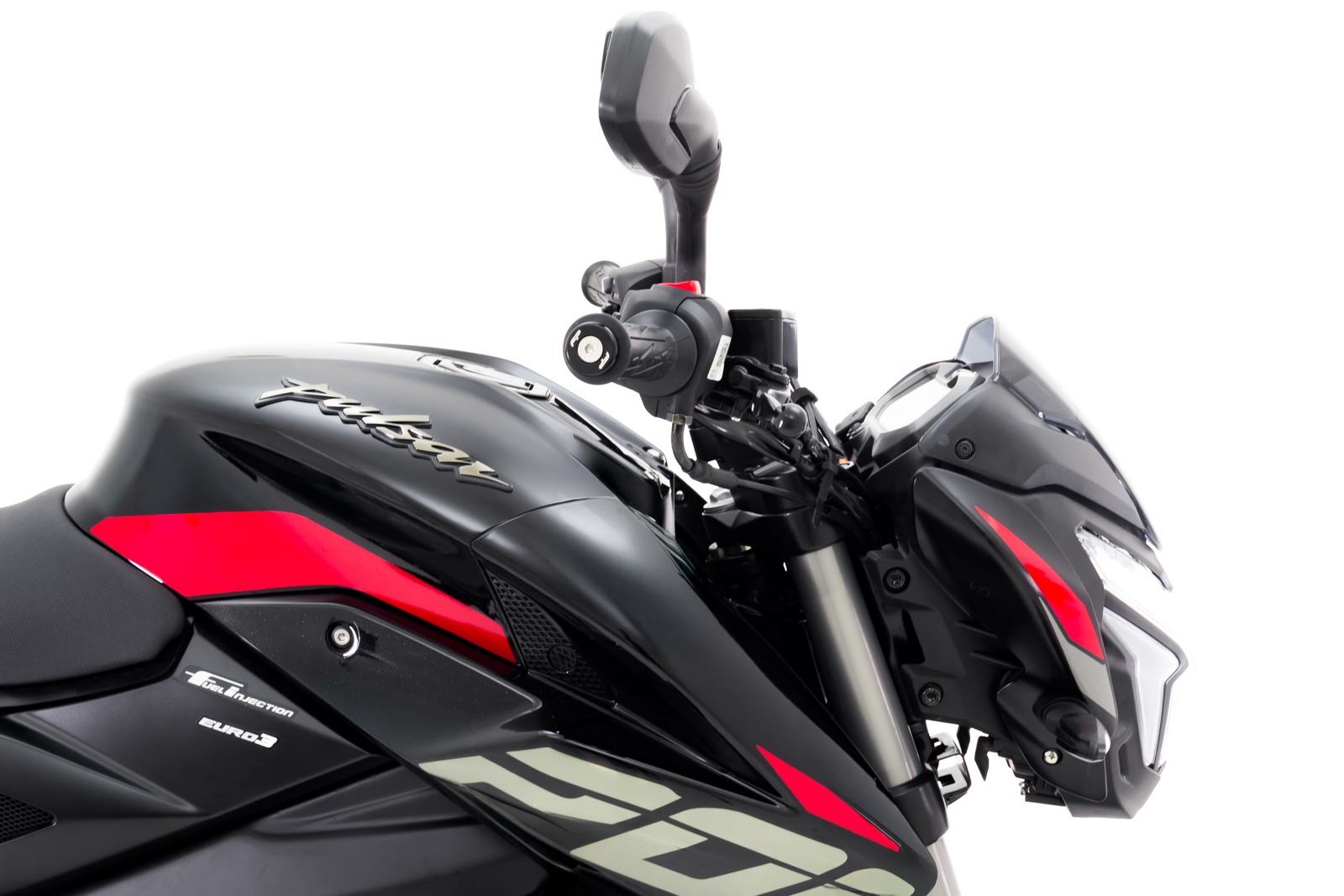 Topes para manubrio negro - juego por 2