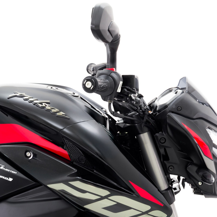 Topes para manubrio negro - juego por 2