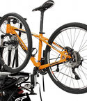 Portabicicletas Bike Rack Mastech instalado en moto con parrilla metálica