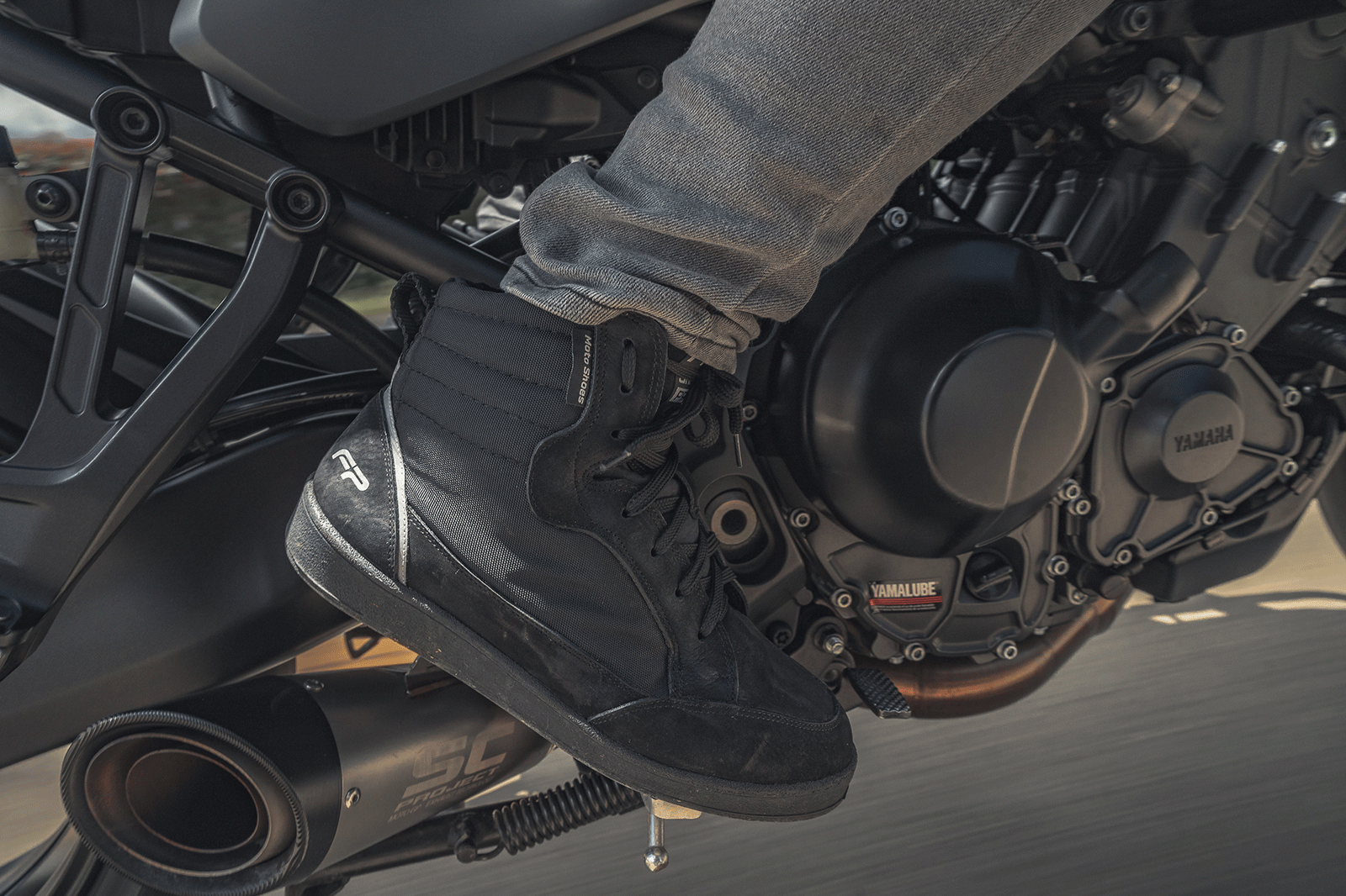 Botas Color Negro para Moto