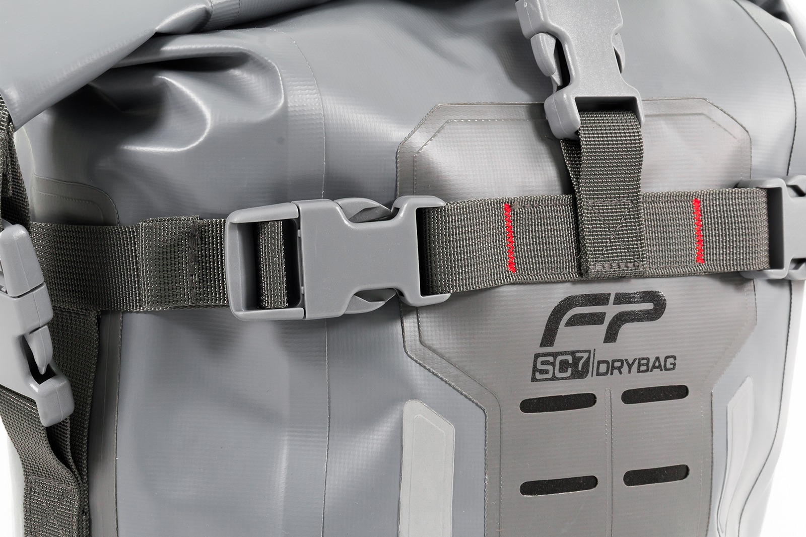 Maleta Drybag FP gris para aventura y viajes off road