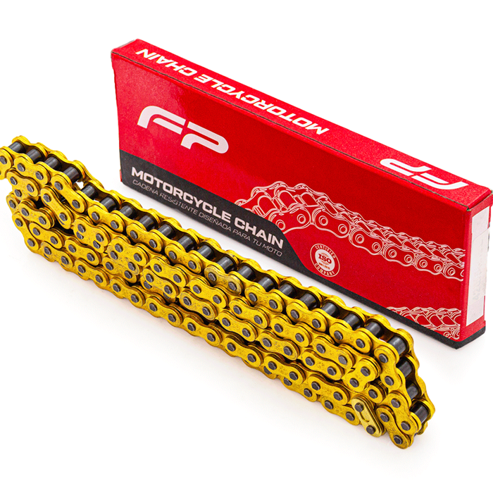 Cadena tundra 428H-132L dorada