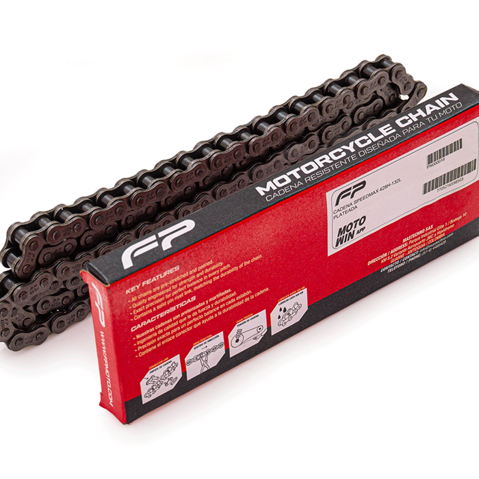 Cadena speedmax 428H-132L plateada