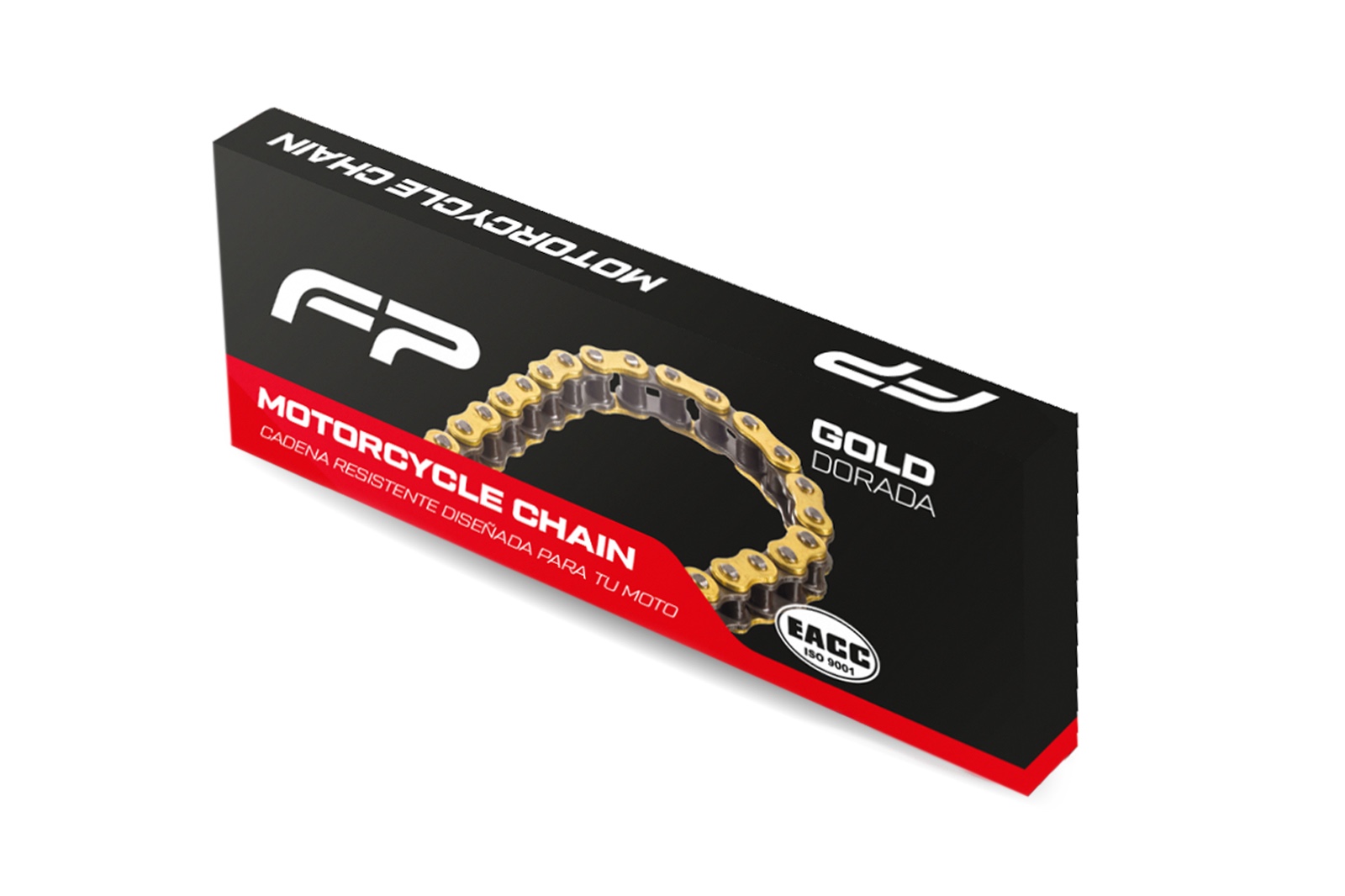 Cadena tundra 428H-124L dorada