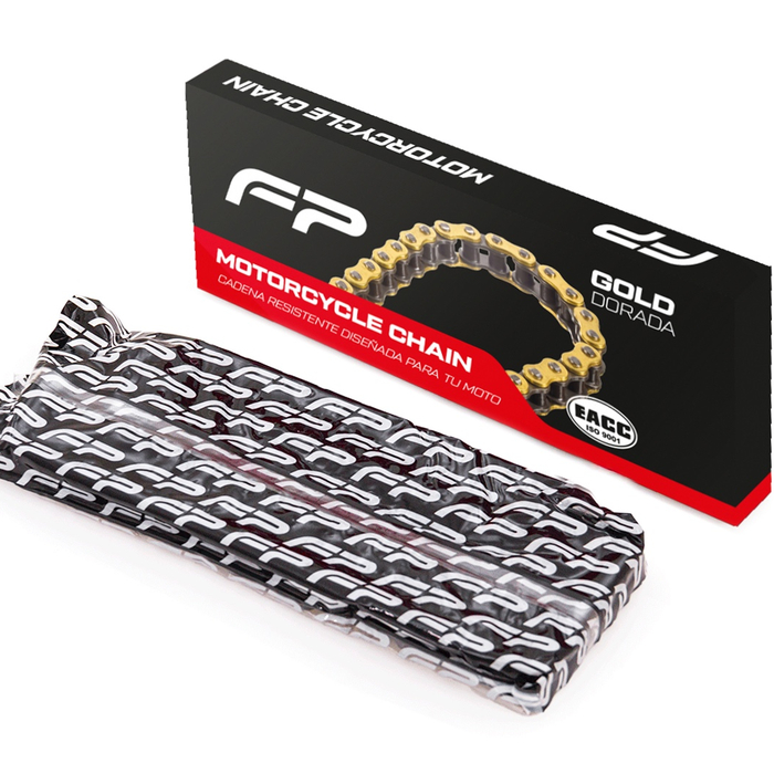 Cadena tundra 428H-124L dorada