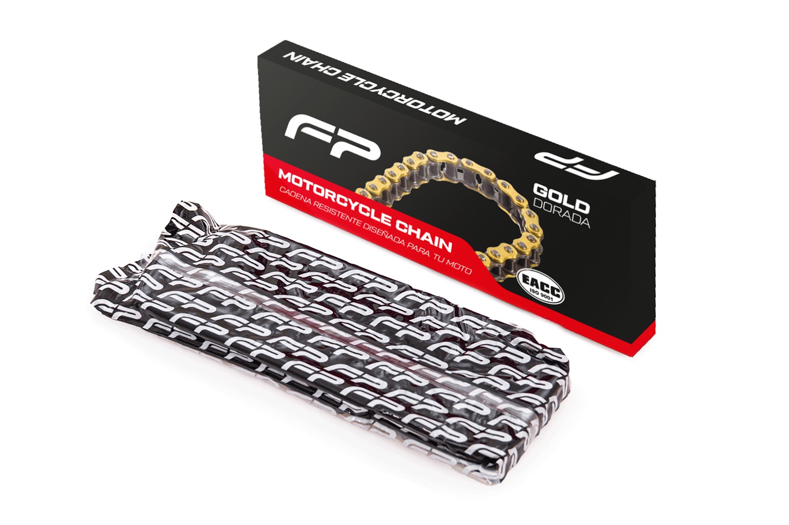 Cadena tundra 428H-132L dorada