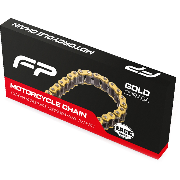 Cadena tundra 428HO-132L dorada