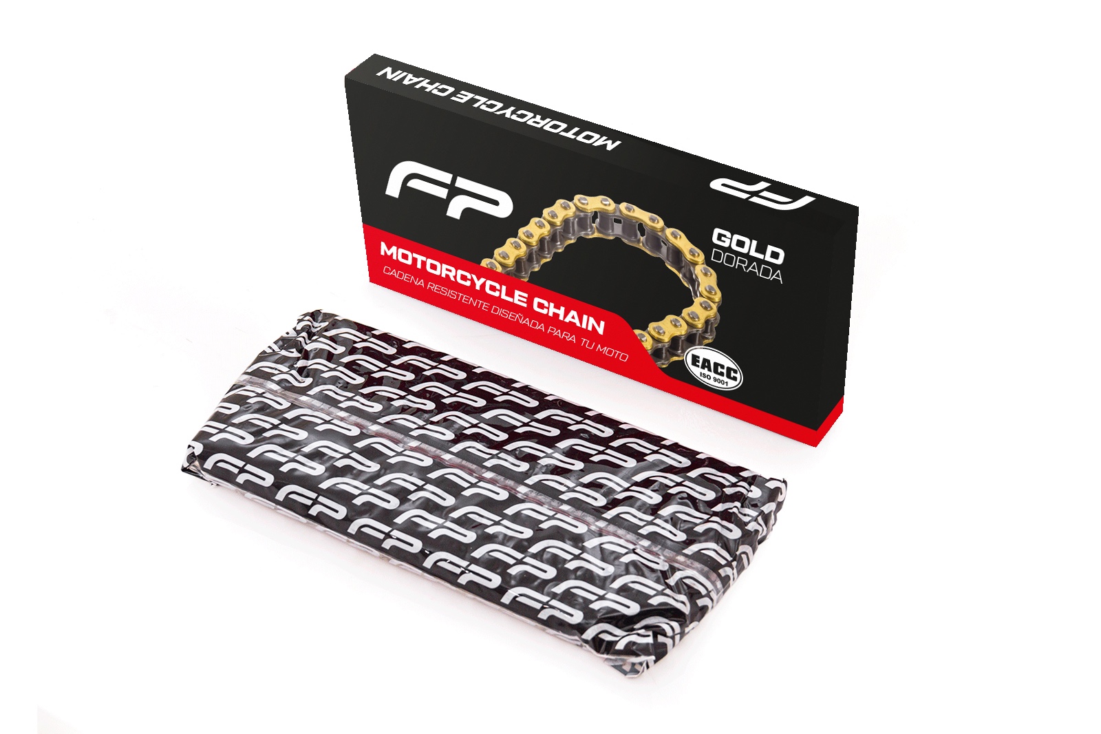 Cadena tundra 428HO-132L dorada