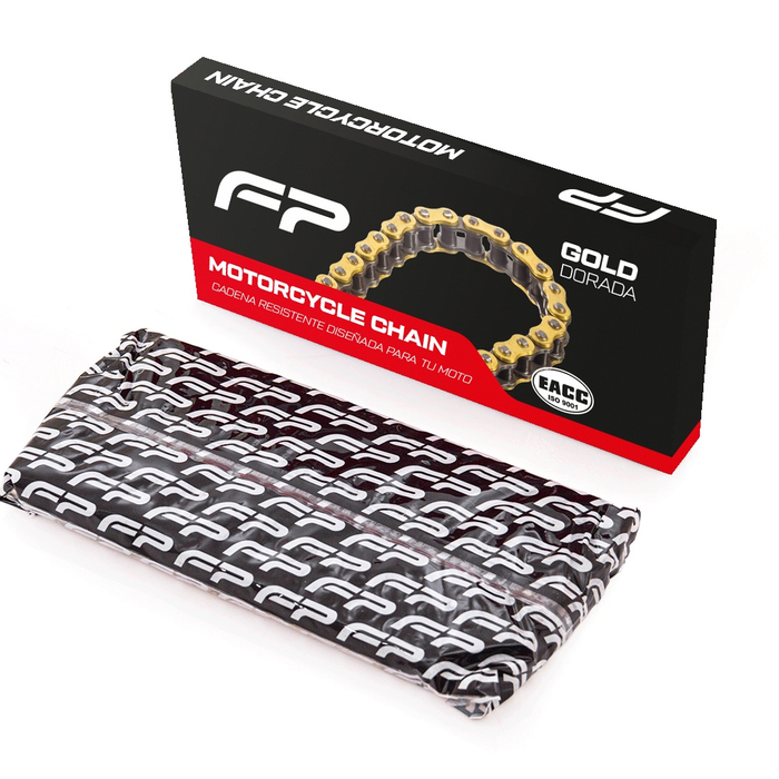 Cadena tundra 428HO-132L dorada