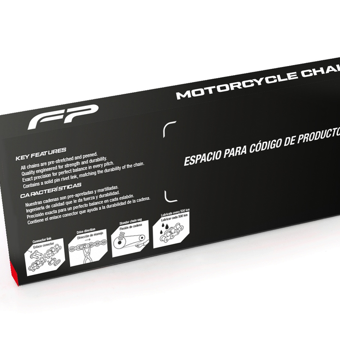 Cadena tundra 520HO-120L dorada