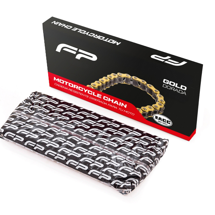 Cadena tundra 520HO-120L dorada