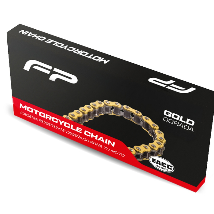 Cadena tundra 520HO-120L dorada