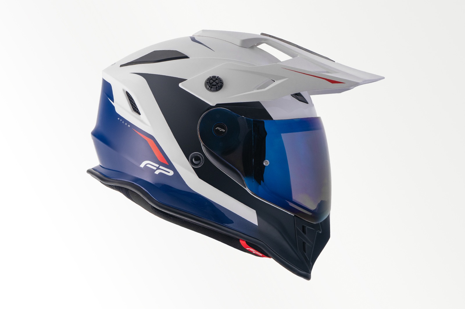 Visor blue con Pinlock del casco Atlas Azul