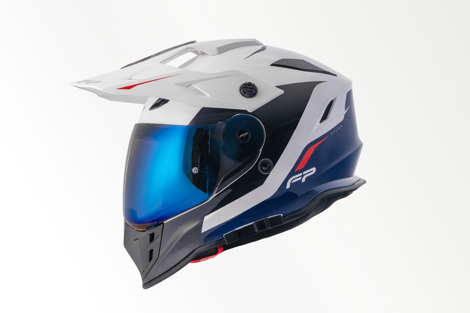 Casco Atlas FP Azul con visor solar interno