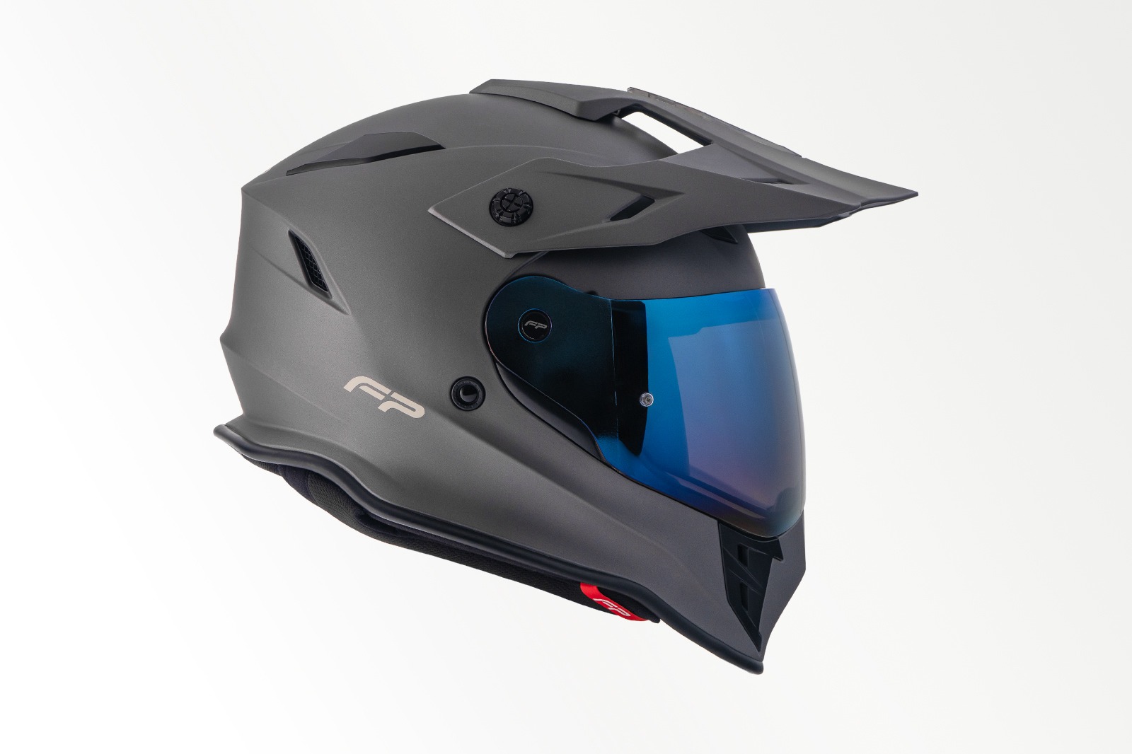 Visor blue con Pinlock del casco Atlas Titanio