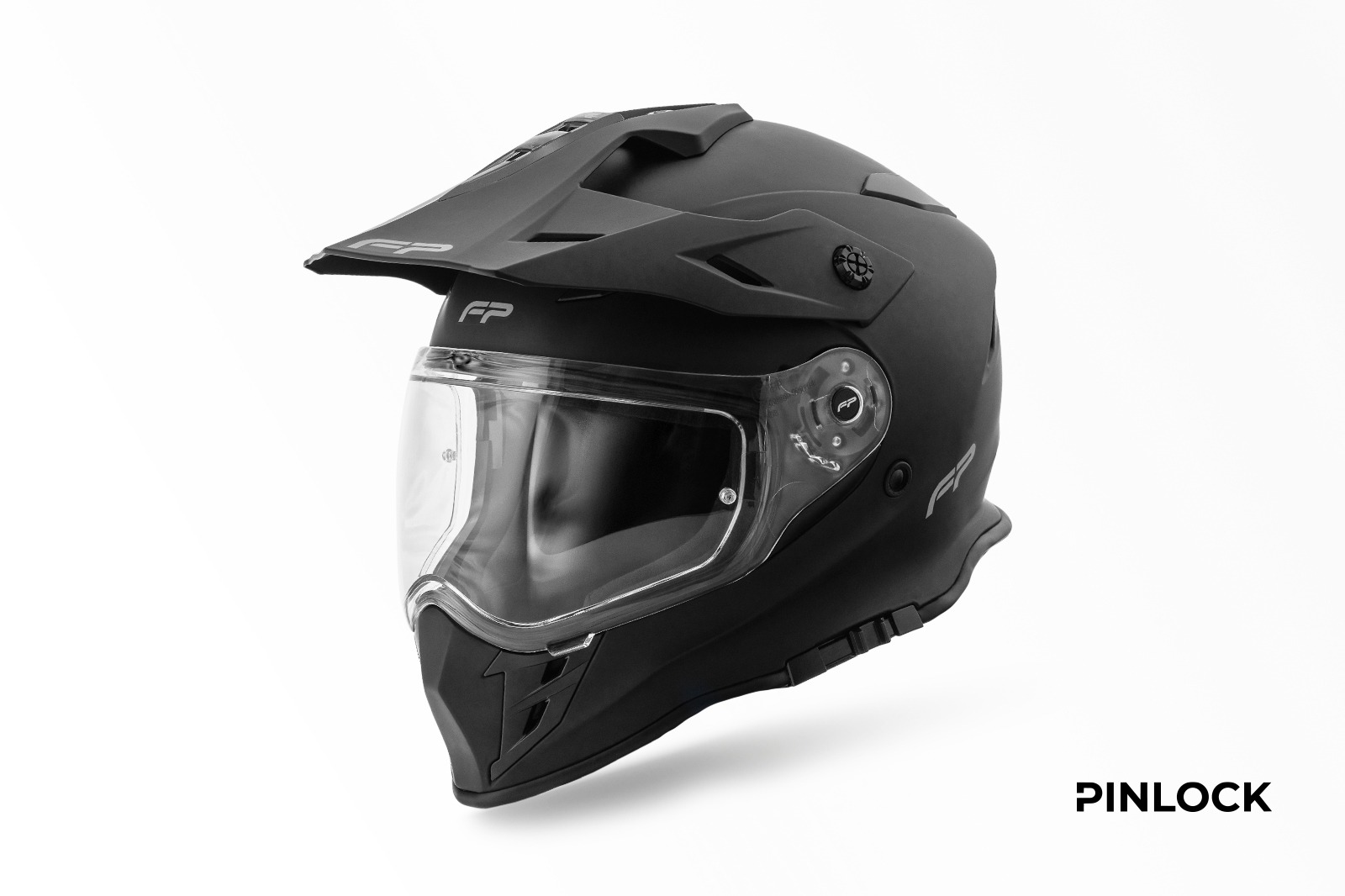 Casco Atlas FP Negro Mate doble prop&oacute;sito con pinlock