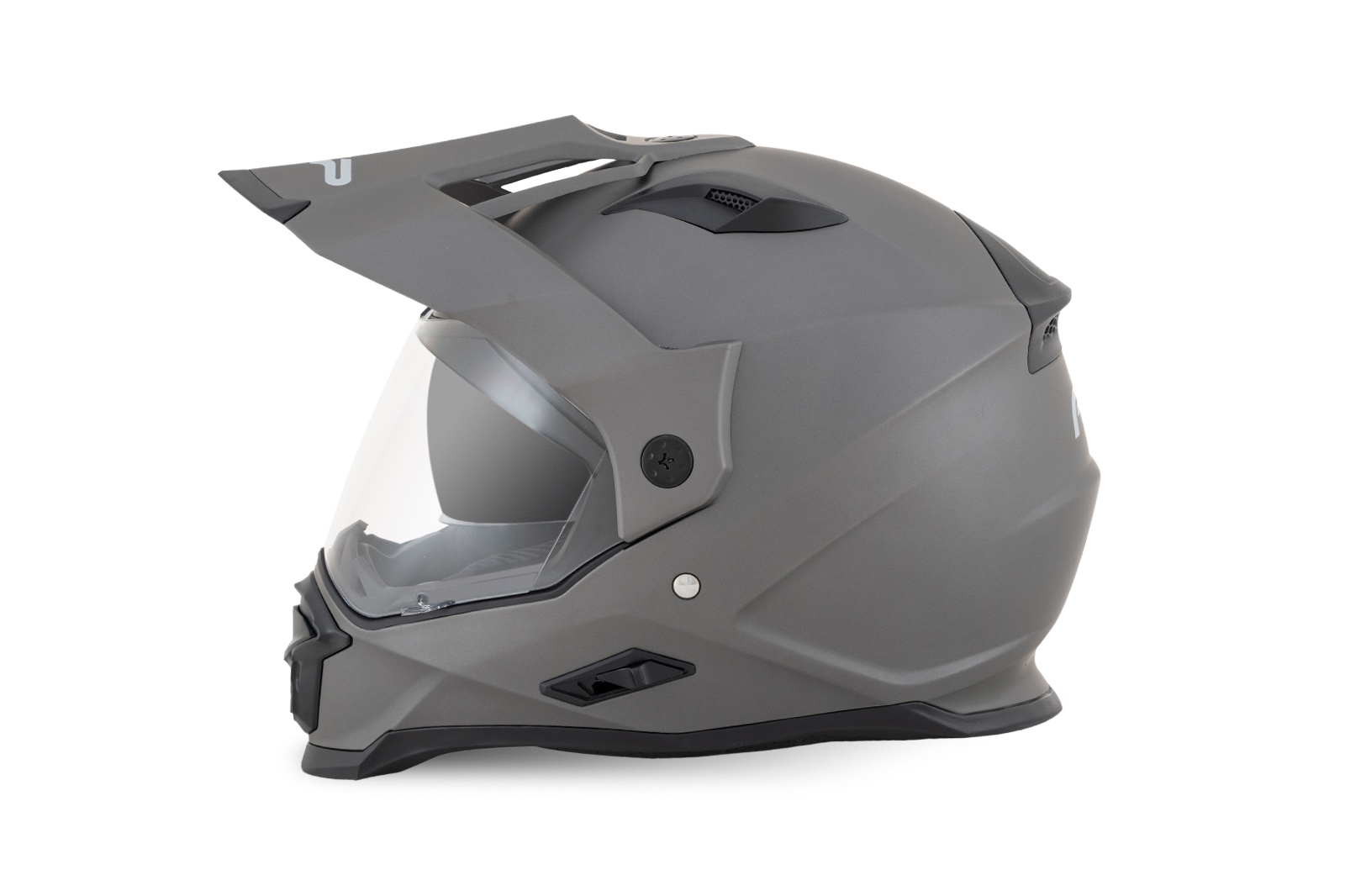 Detalle del visor del casco FP Barstow Titanio