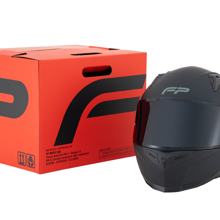 Cierre micrométrico del casco FP Ignition Negro