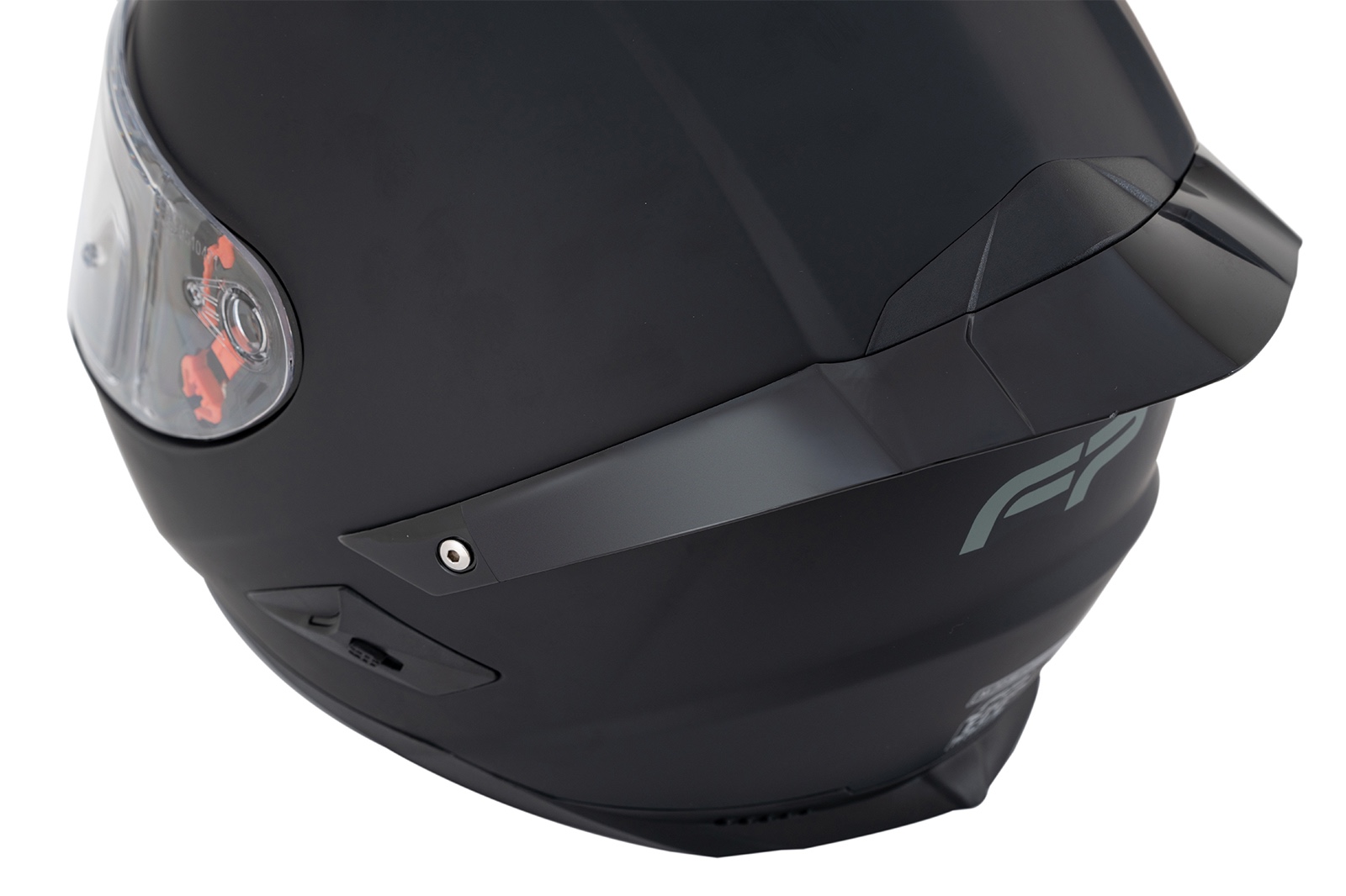 Alerón trasero de alto rendimiento del casco FP Ignition Negro
