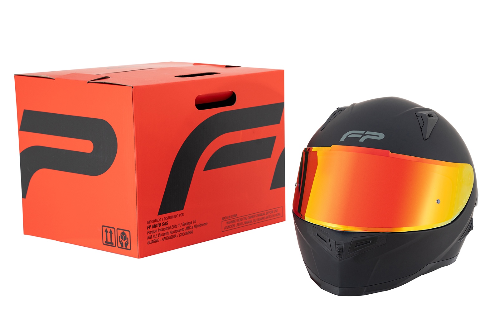 Cierre micrométrico del casco FP Ignition Negro
